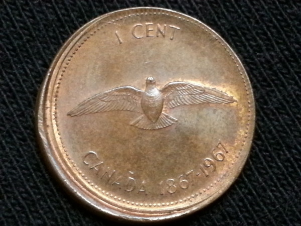 1967-Penny-Struck-Off-Center