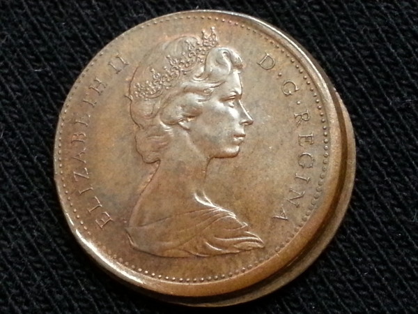 1967-Penny-Struck-Off-Center