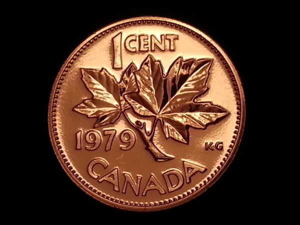 1979-1-Cent-With-Rippled-Surface