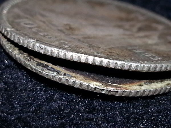 1953-10-Cent-Partially-Split-Planchet?
