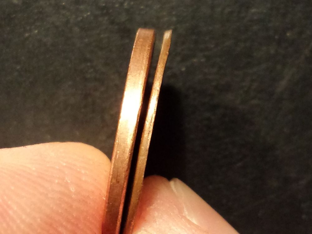 1-Cent-Split-Blank-Type-II-Planchet