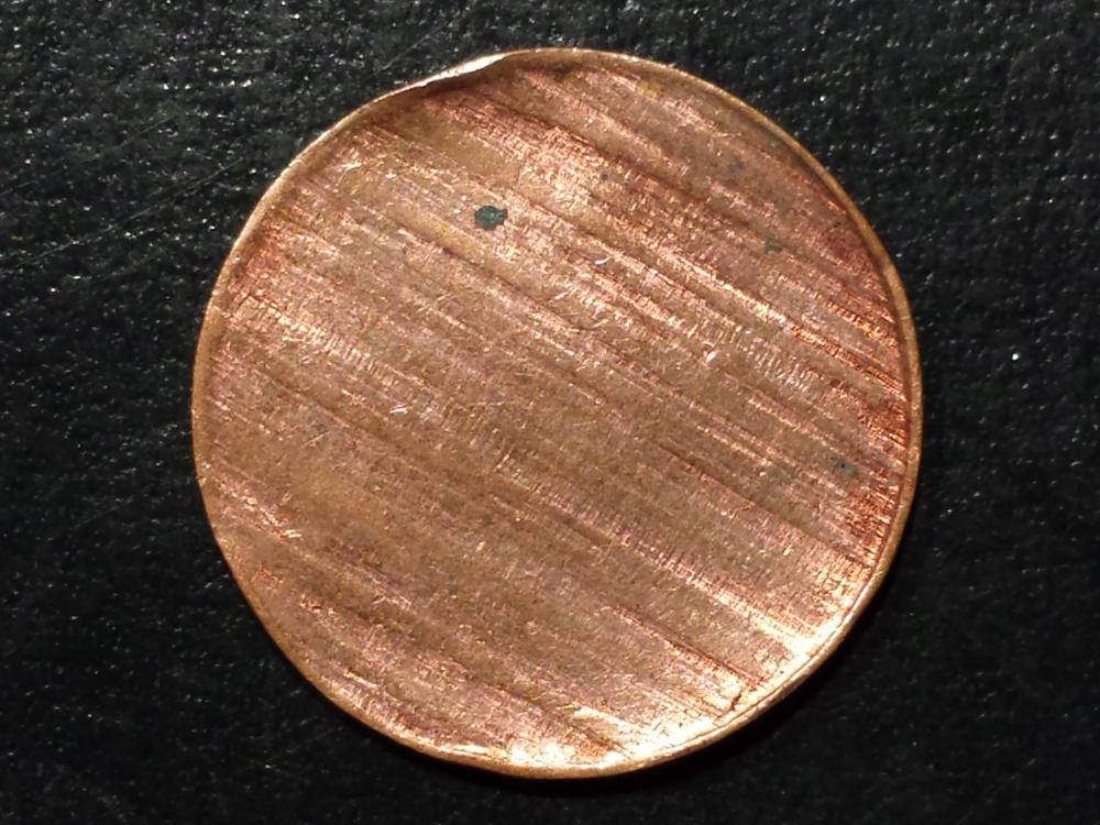 1-Cent-Split-Blank-Type-II-Planchet