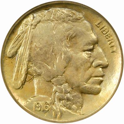 1916-Buffalo-Nickel-16/16-DDO?