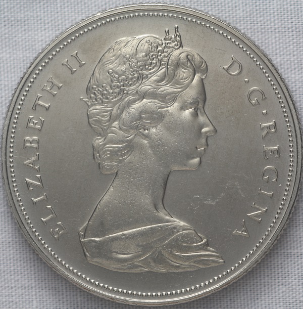 1969-Canadian-Nickel-Dollar-Doubling-Obverse-And-Reverse