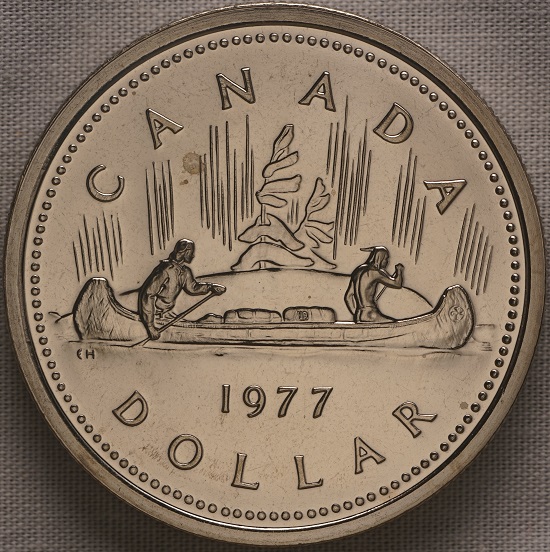 1977-Canadian-Nickel-Dollar.-Swl