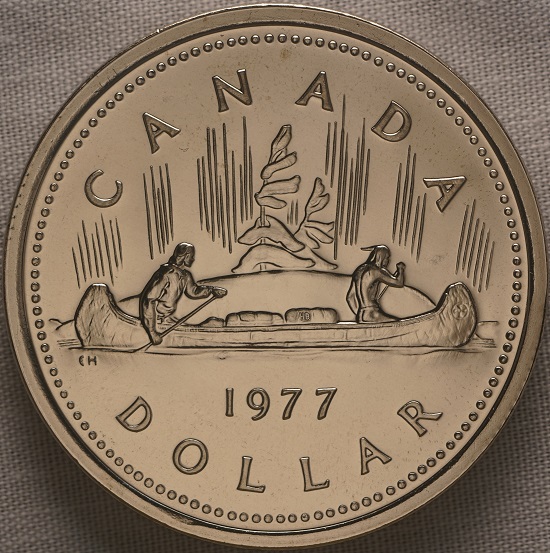 1977-Canadian-Nickel-Dollar.-Swl