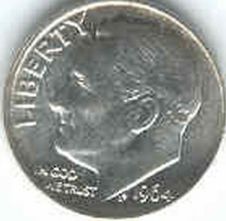 1964-Silver-Roosevelt-Dime