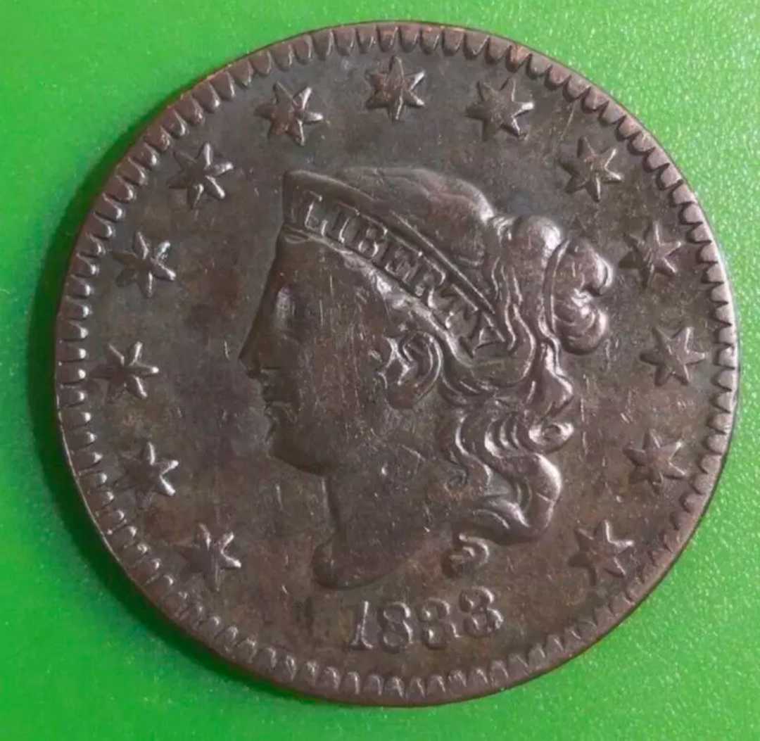 1833-Large-Cent-Grade-And-N-Variety-Appears-To-Be-Scarce-N4