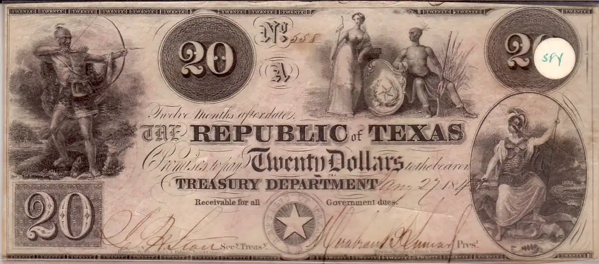 Republic-Of-Texas-Currency