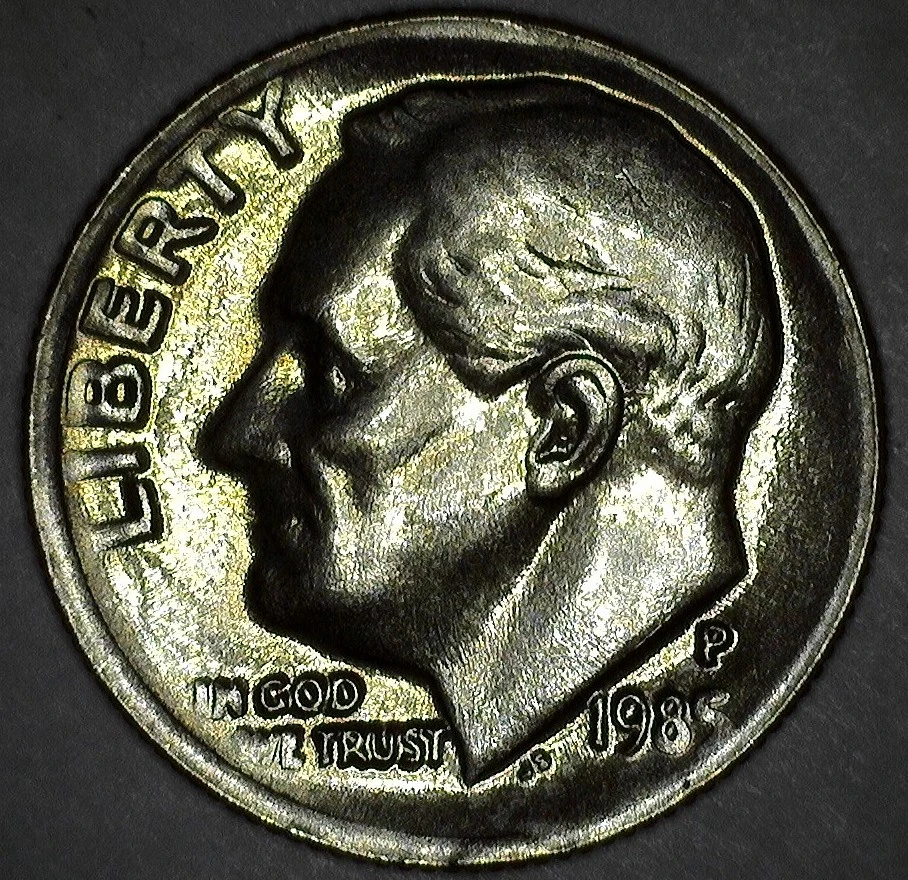 1985-P-Greasy-Roosevelt-Dime