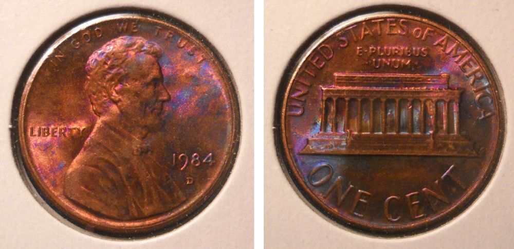 1984-D-Lincoln-Cent-Toner!