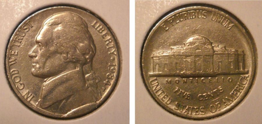 Found-In-Circulation:-A-Neat-1984-P-Nickel-Cud!