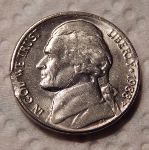 1988-P-Jefferson-Nickel:-Clip,-Or-Something-Else?