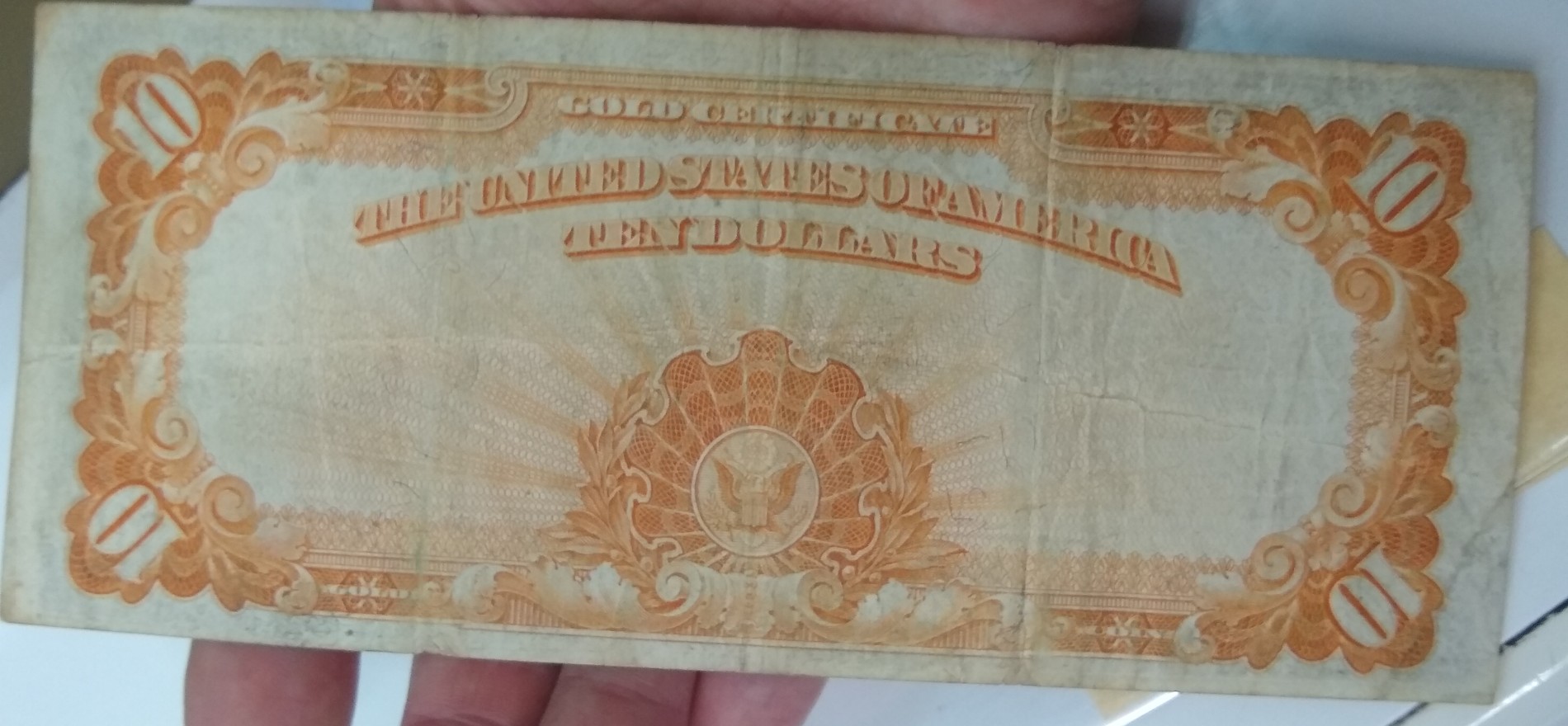 1922-$10-Gold-Certificate-Thoughts,-Opinions,-Grade?