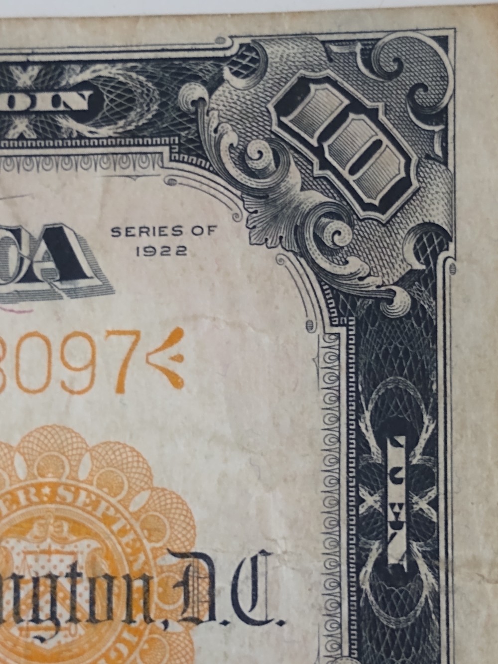 1922-$10-Gold-Certificate-Thoughts,-Opinions,-Grade?