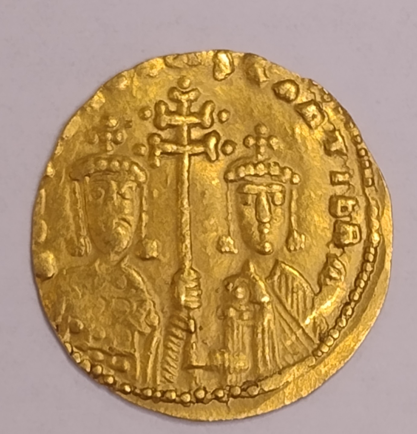 Basil-II-With-Constantine-VIII,-976-1025-Gold-Solido-Thought-On-Condition-Please.