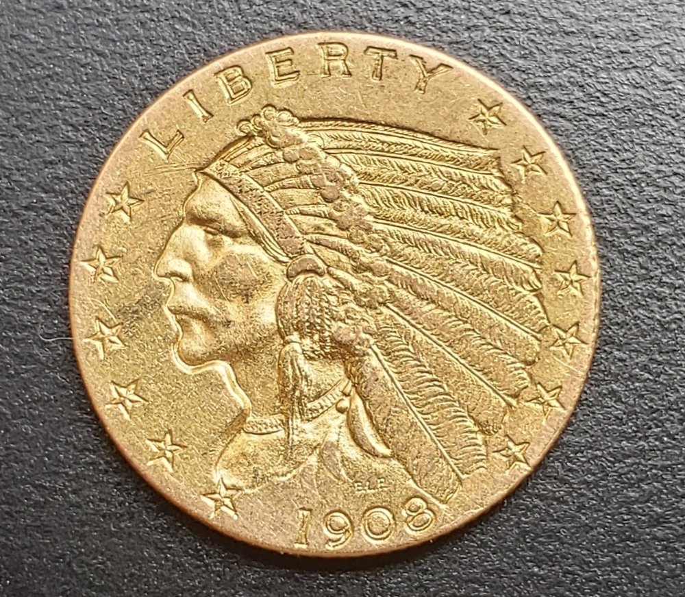 1908-Quarter-Eagle----AU-50?