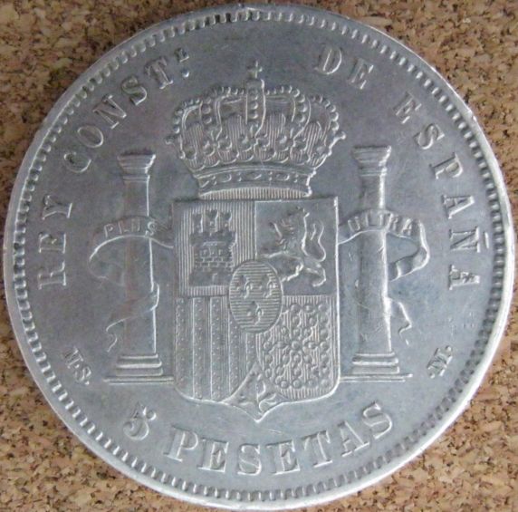 1885-87-5-Peseta-Spain-Thank-You