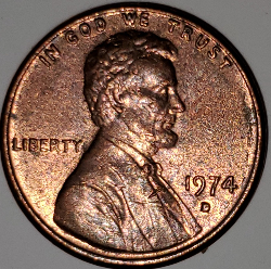 Cent-1974-D---Idb-Or-Post-Mint-Damage?