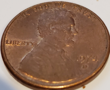 Cent-1974-D---Idb-Or-Post-Mint-Damage?