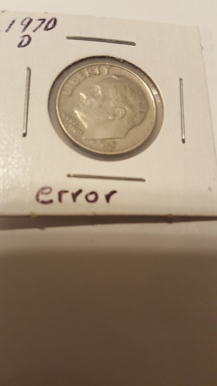1970-D-Dime-Error,-No-Reverse-On-Coin.