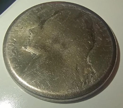 Jefferson-Nickel-Planchet-Error-Or-Dryer-Coin?