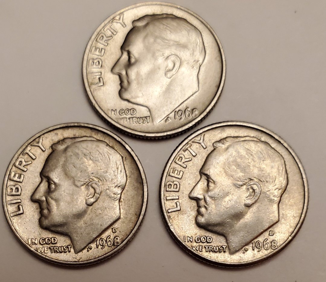 1968-Dime-No-Mintage---Rare?-$15k-To-$20k?-Found-In-Change.-Help!