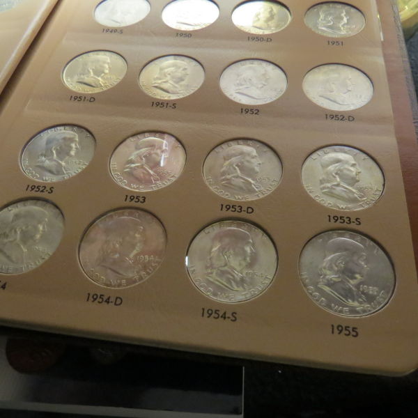 Franklin-Half-Dollars-In-Dansco-Pics-Up