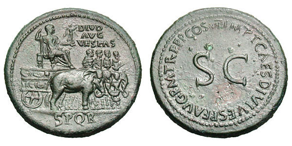 Roman-Commemorative-Sestertius--Amazing-Die-Work!
