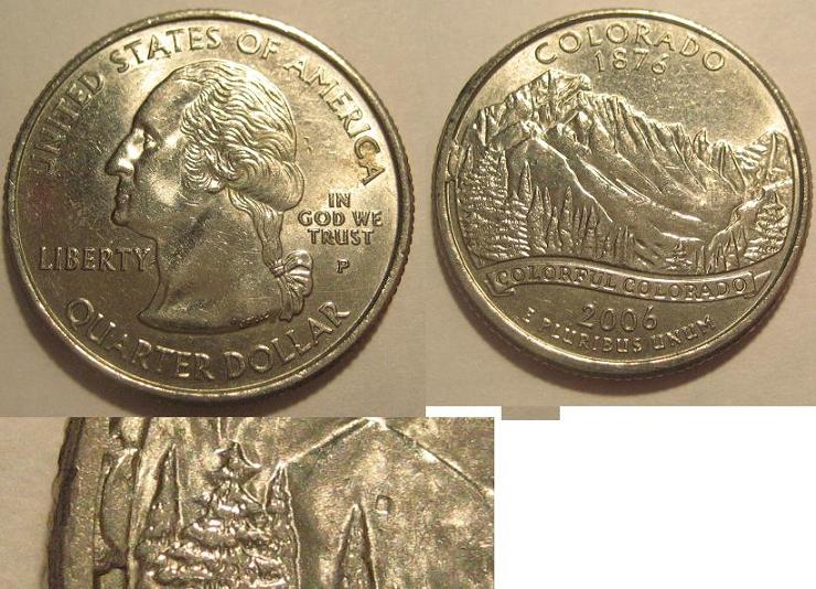 Lincoln-Cent-1996-And-Colorado-Quarter-2006-P