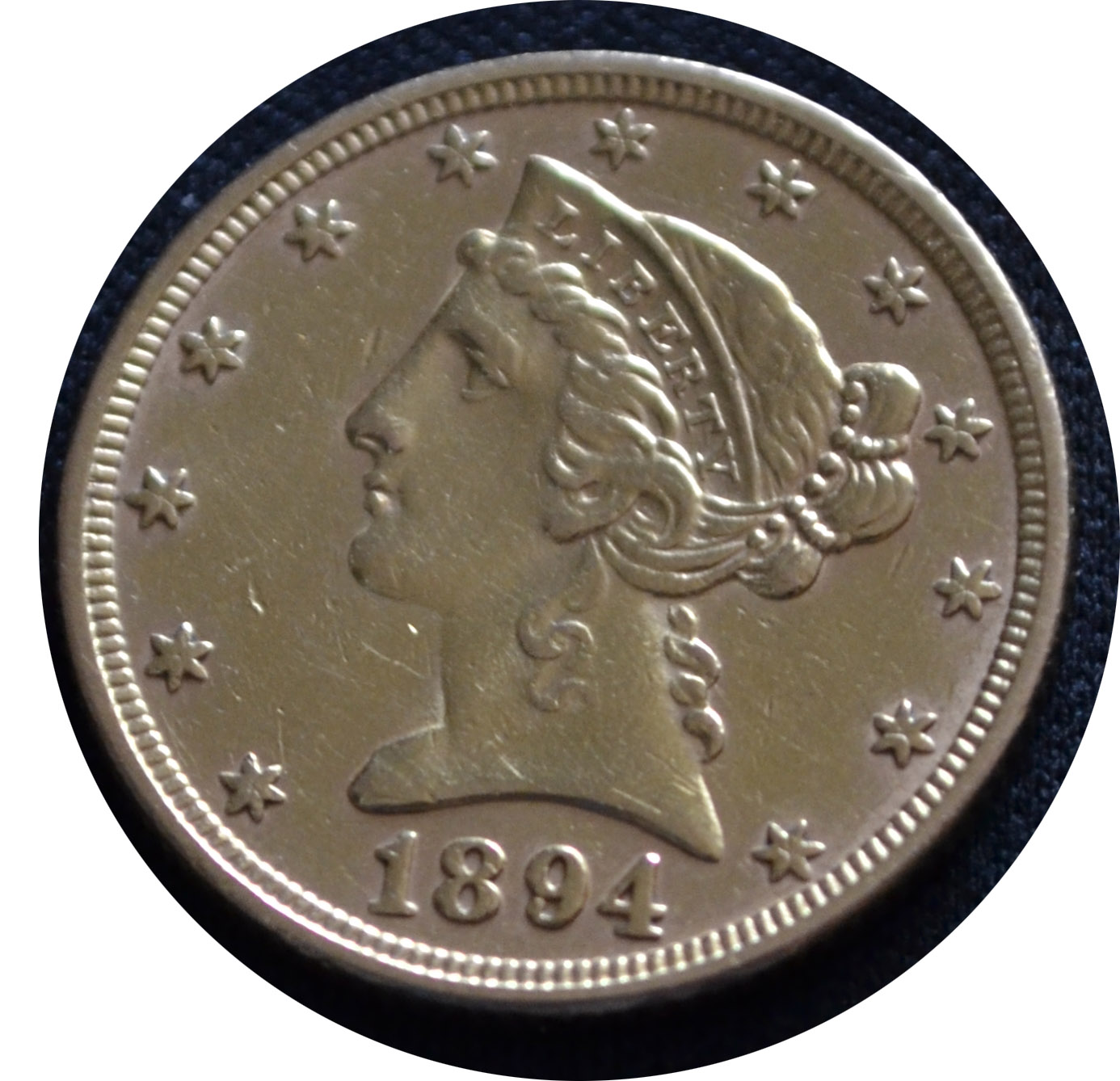 1894-$5-Liberty-Half-Eagle-Gold-Coin
