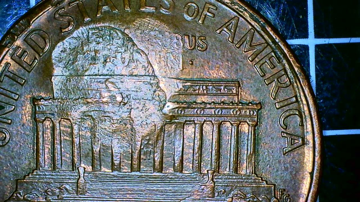 1991-D-Lincoln-Penny-Strike-Through-Or-Modified