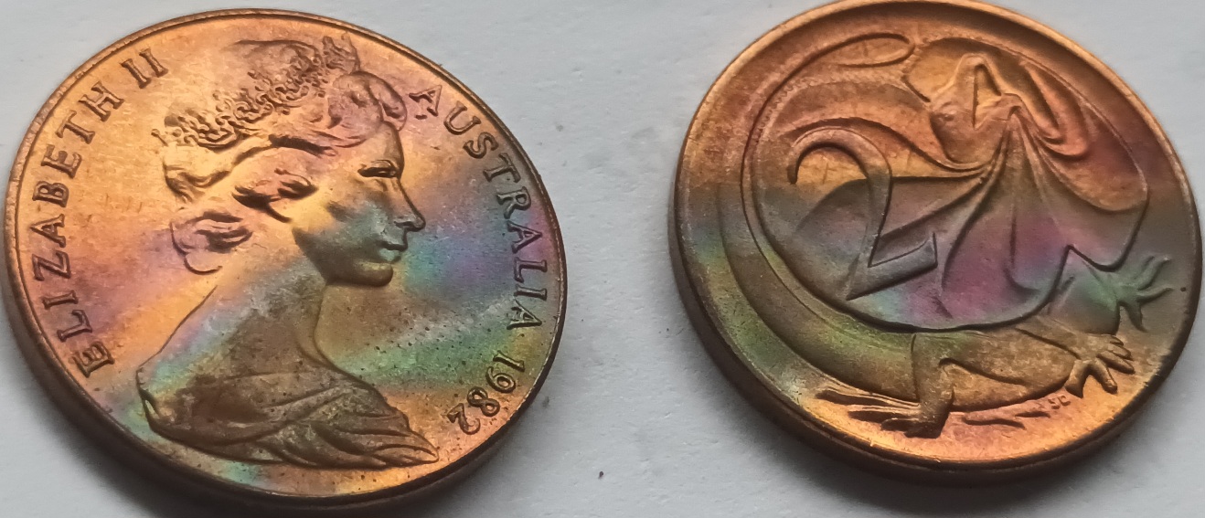 Rainbow-Lustre/Patina