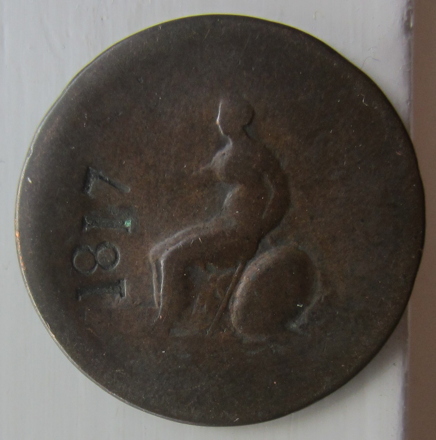 �-Penny-George-III-With-1817-Punched-Mark