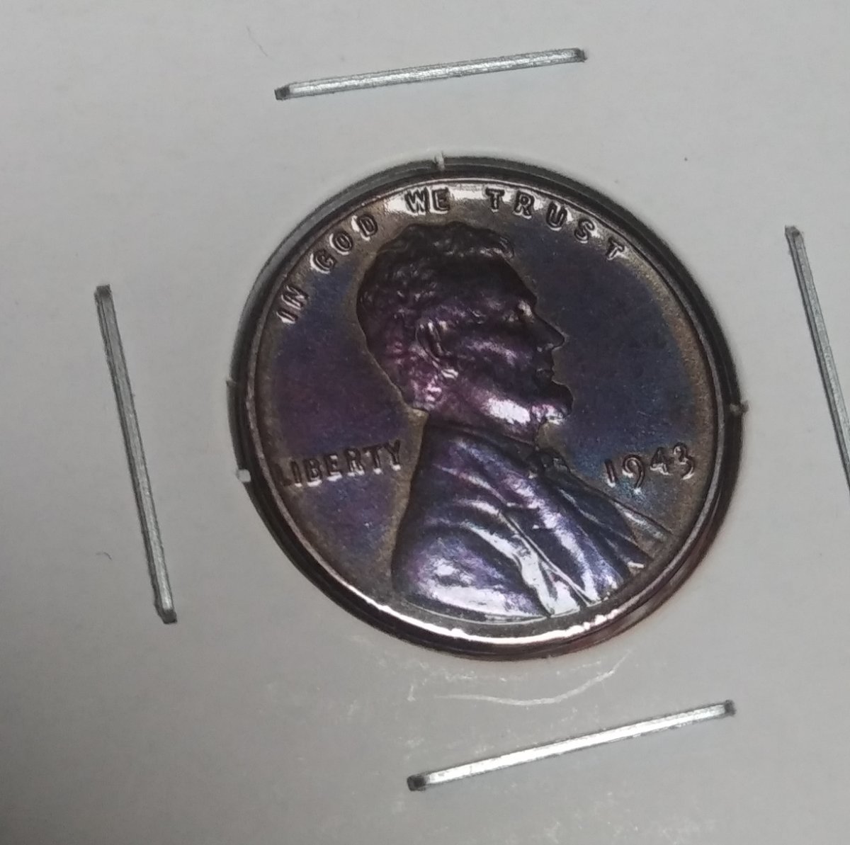 1943-LWC-Steel-Purple-Penny-For-Worth-Evalution