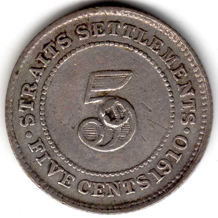 Straits-Settlements-1910-5-Cents