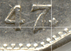 1947-Nickel-High-&-Low-Maple-Leaf