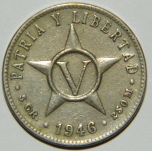 Cuba-1946-5-Centavos