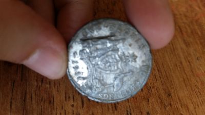 Predecimal-64-Penny-Ramstrike/Brockerage?-31-Florin-With-Error?