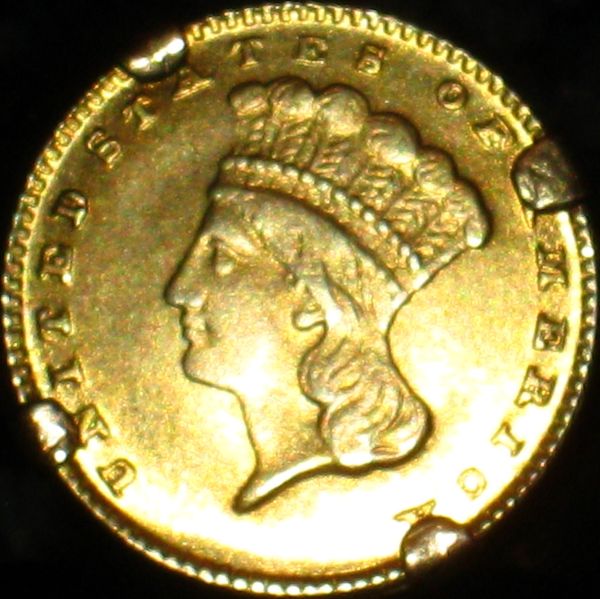 Identification-On-Gold-Coin-|-USA-Gold-Dollar-1864