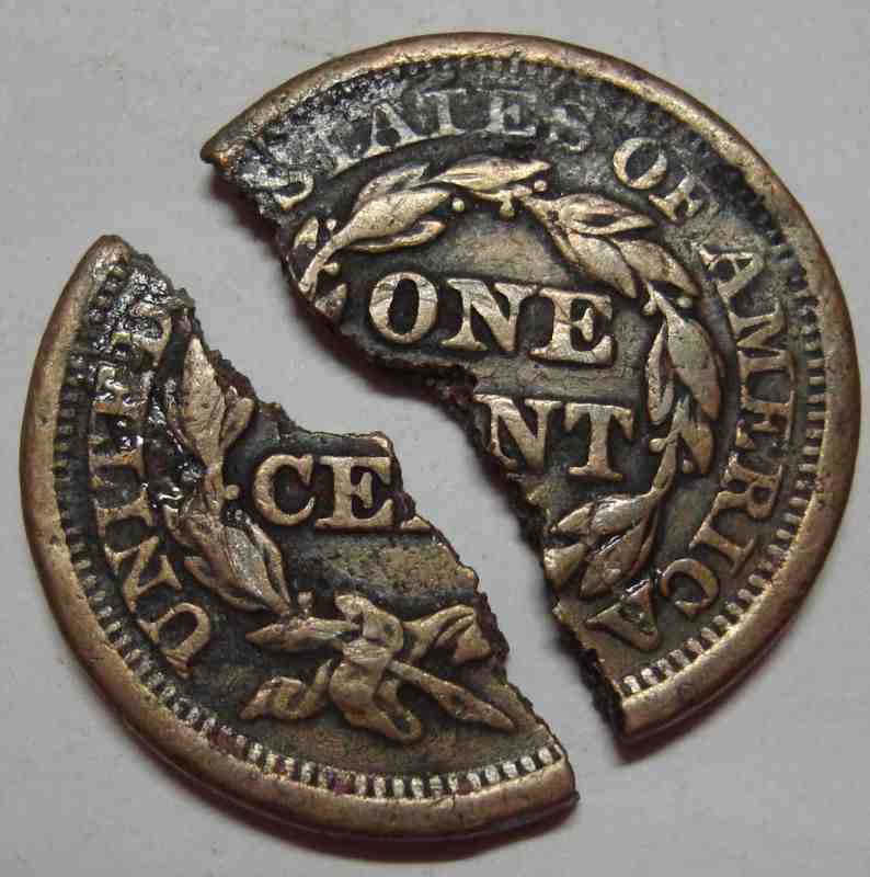 Two-Half-Cent-Pieces