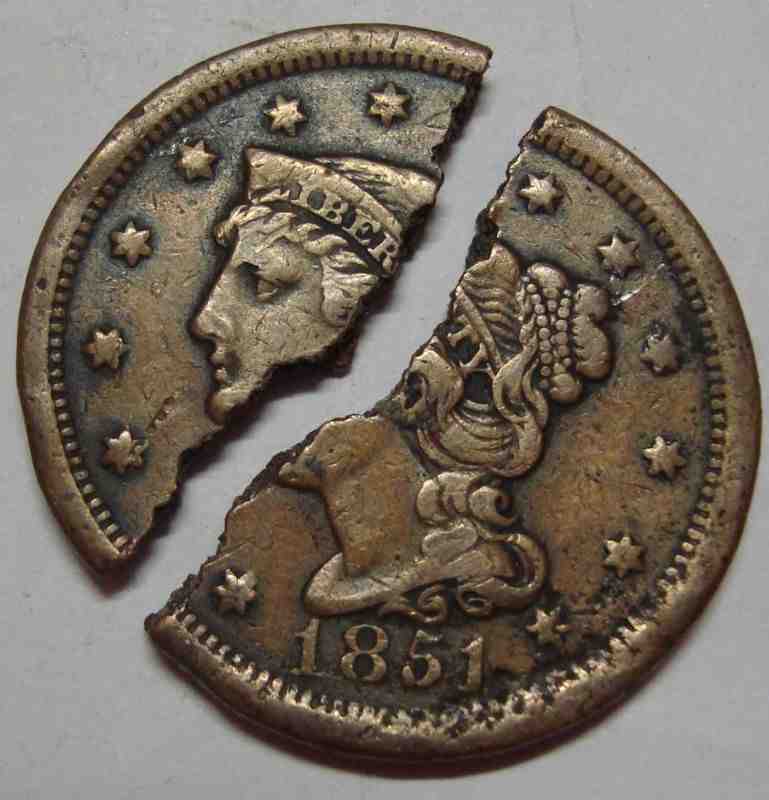 Two-Half-Cent-Pieces