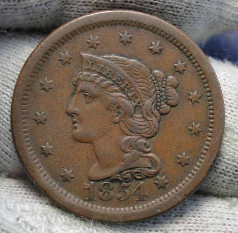 1854-Large-Cent