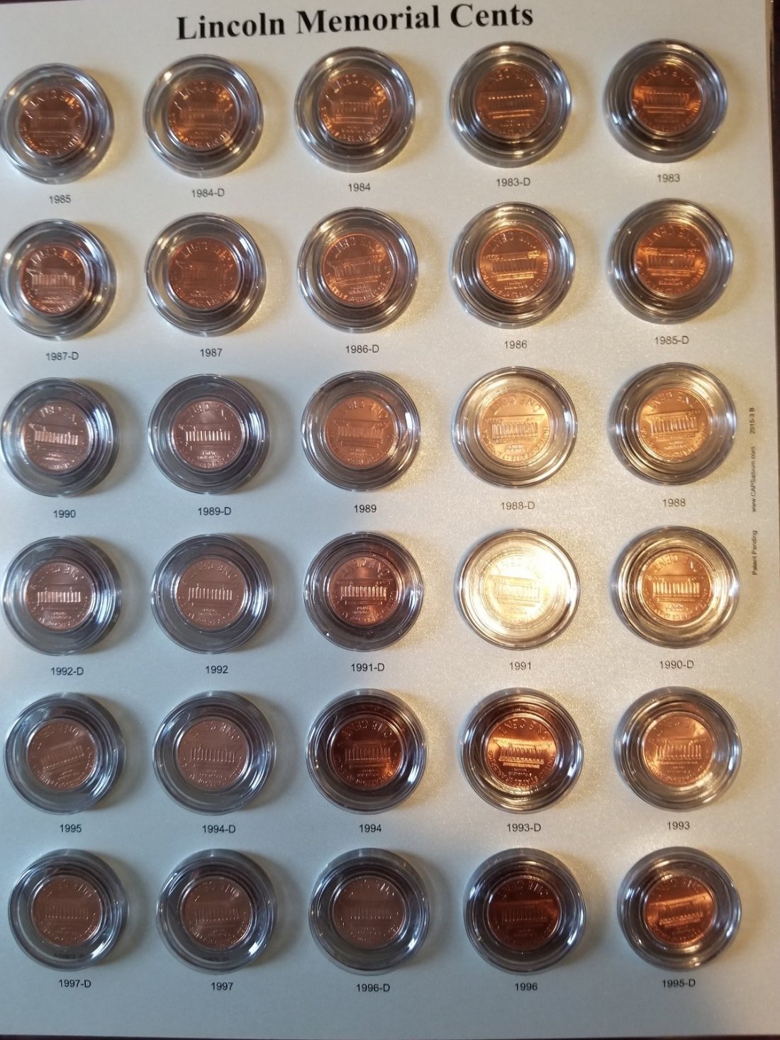 Lincoln-Memorial/Shield-Cent-Set