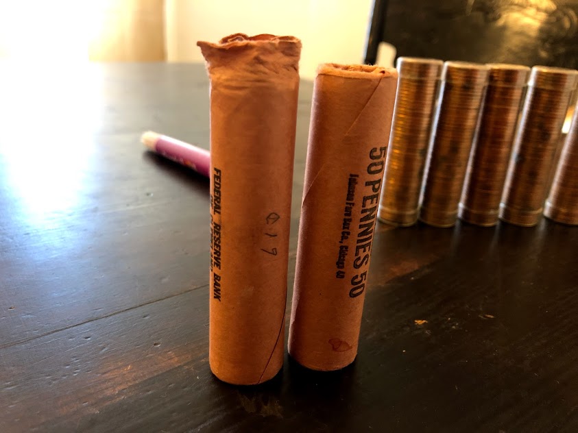Nice-Cent-Score!-Unopened-Fed-Rolls+1959-1961