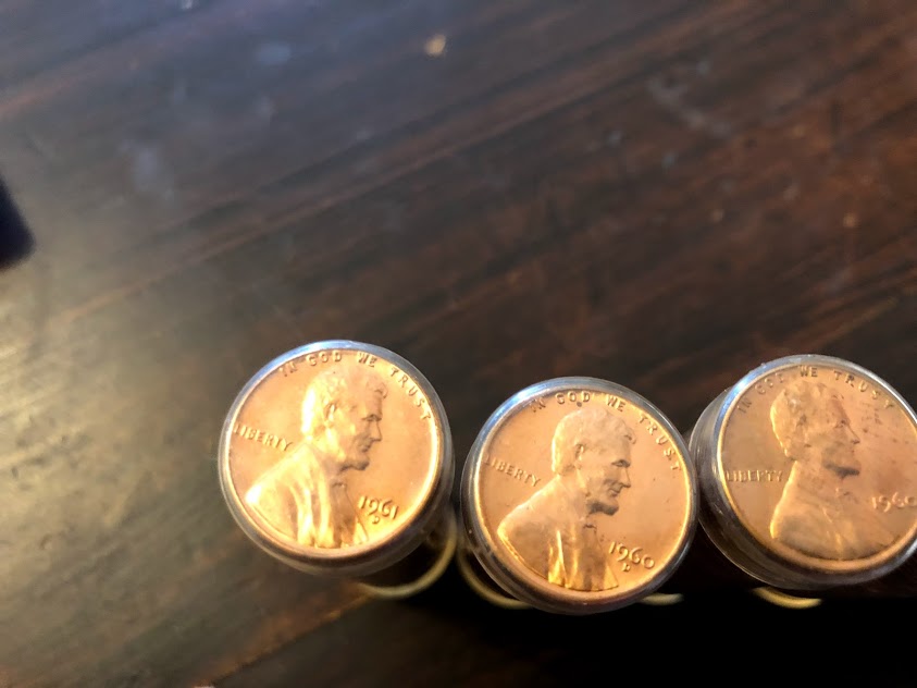 Nice-Cent-Score!-Unopened-Fed-Rolls+1959-1961