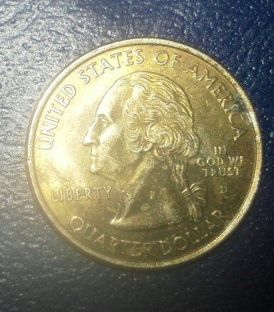 Off-Color-Oregon-State-Quarter-Bronze-/Brass-?