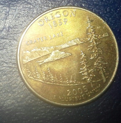 Off-Color-Oregon-State-Quarter-Bronze-/Brass-?