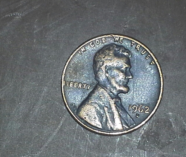 1962-D-Penny-Discolored