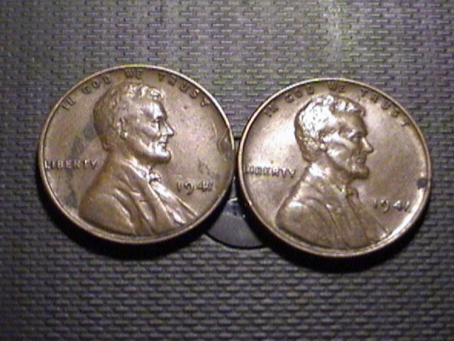 Two-194/-Lincoln-Wheat-Cents